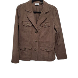 Chicos Brown Blazer Chicos 2/ 12
